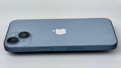 iPhone 14 in Blue, side edge