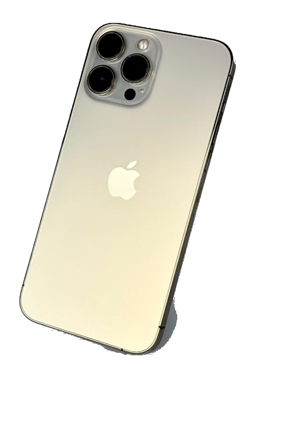 A pre-owned iPhone 13 Pro Max in gold